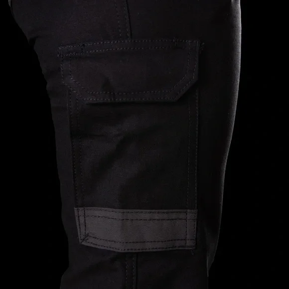 BAD Workwear Black BAD925 Women’s Workpants - Picture 5 of 10